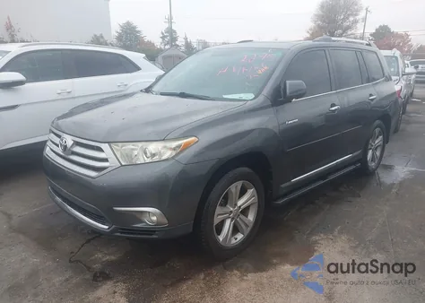 2012 Toyota Highlander Limited V6 z USA, uszkodzony, nr VIN 5TDYK3EH0CS082245
